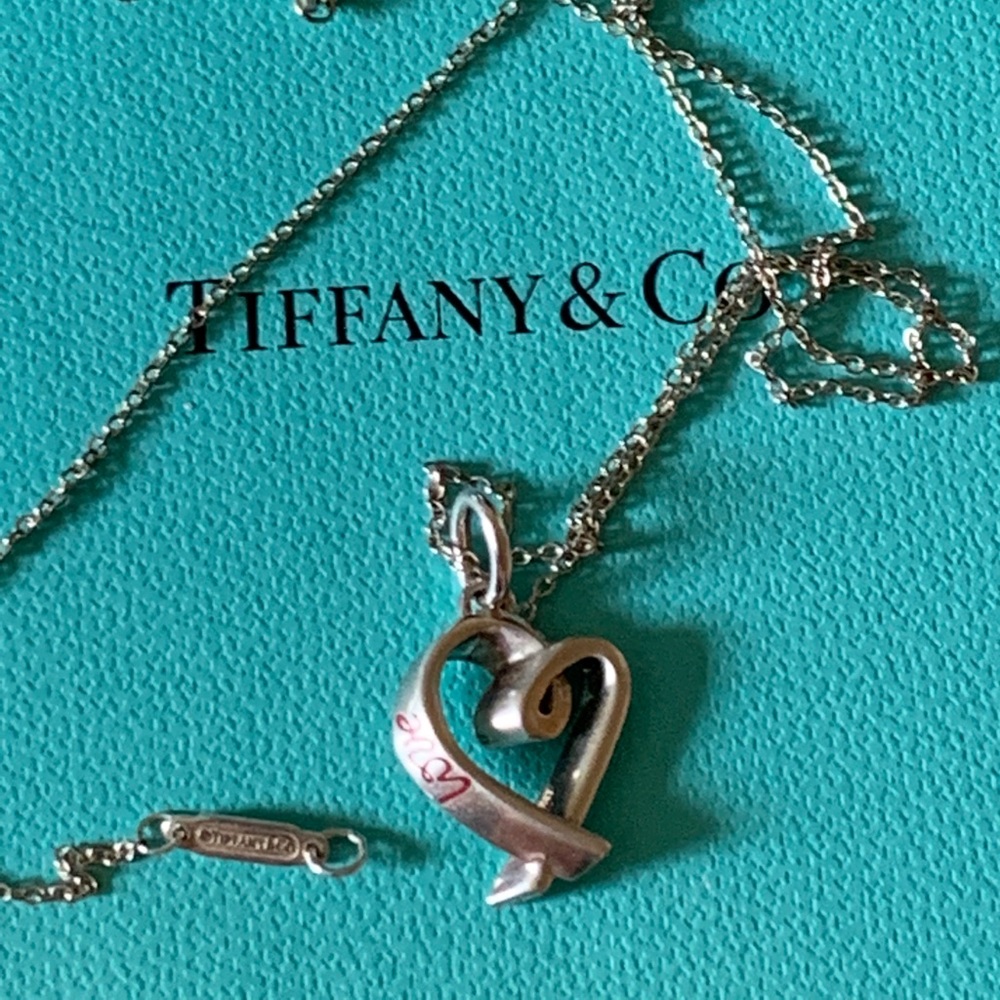 Tiffany & Co Paloma Picasso Silver Love Pendant Necklace